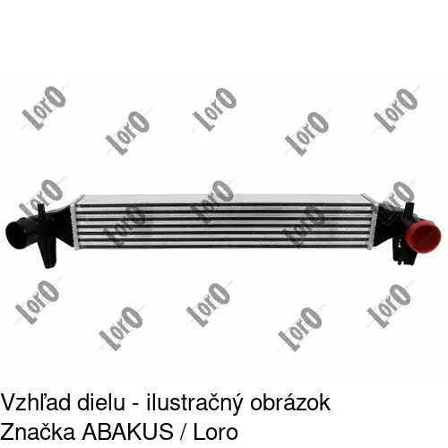 Chladiče vzduchu (Intercoolery) 6732J82X /POLCAR/ - obr. 1