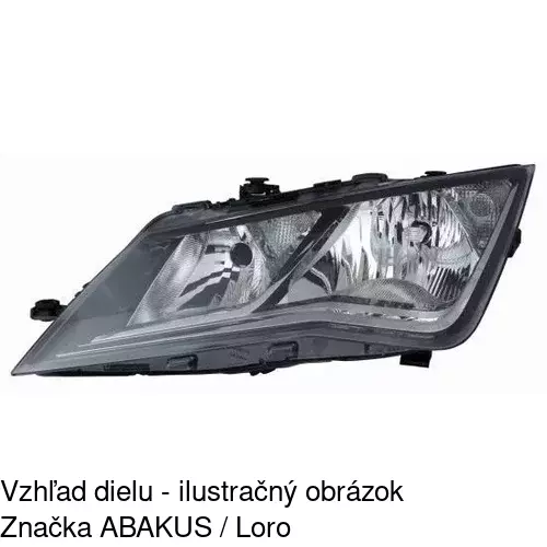 Hlavný reflektor 67C1091V /POLCAR/ - obr. 3