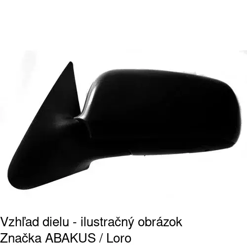 Vonkajšie zrkadlo 6913514E /POLCAR/ - obr. 2
