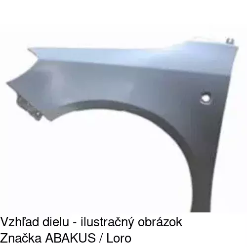 Predný blatník 691501-J /POLCAR/ - obr. 1