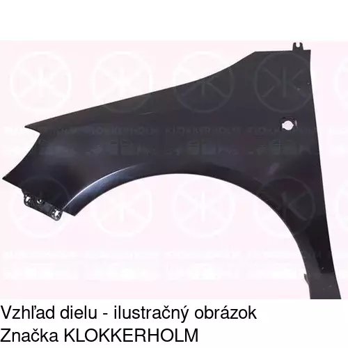 Predný blatník POLCAR 691502