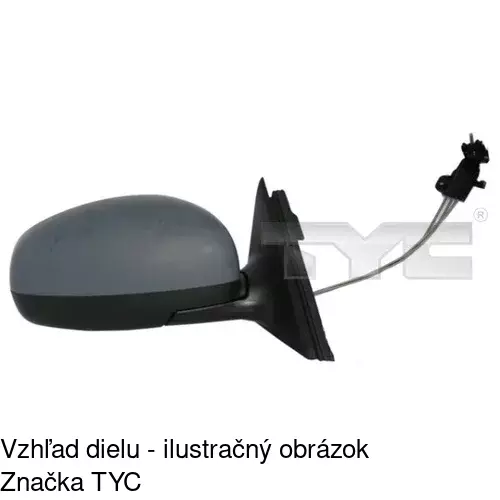 Rám vonkajšieho zrkadla 691554PE /POLCAR/ - obr. 2