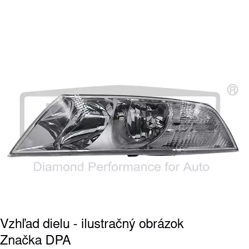 Hlavný reflektor 692209-T /POLCAR/ - obr. 3