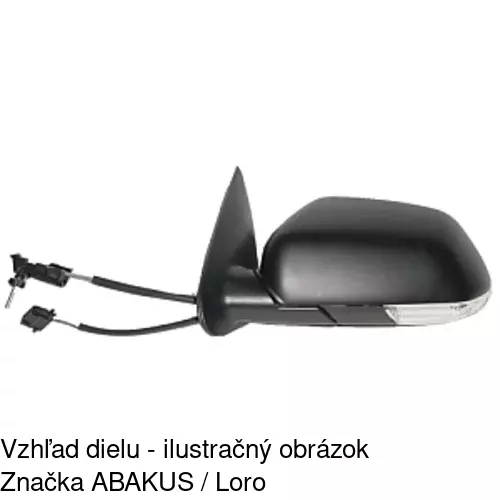 Rám vonkajšieho zrkadla 692254PE /POLCAR/ - obr. 3