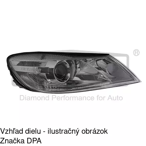 Hlavný reflektor 692310-E /POLCAR/ - obr. 2