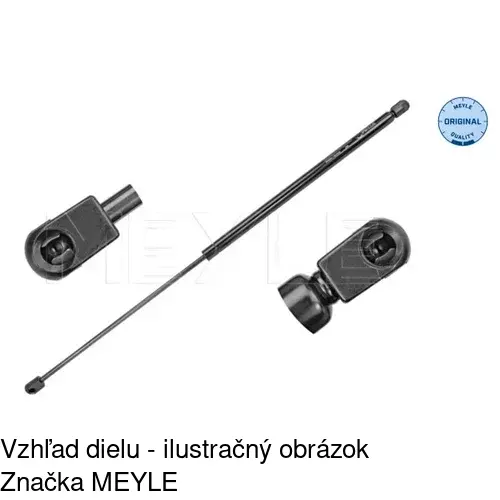 Plynová pružina 6925AS /POLCAR/ - obr. 2