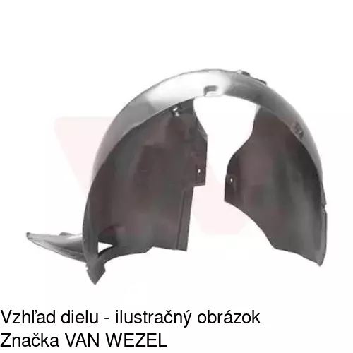 Podblatník (plast) 6926FP1T /POLCAR/ - obr. 1