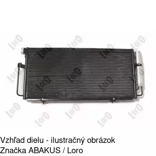 Chladiče klimatizácie 7213K8C1 /POLCAR/ - obr. 1