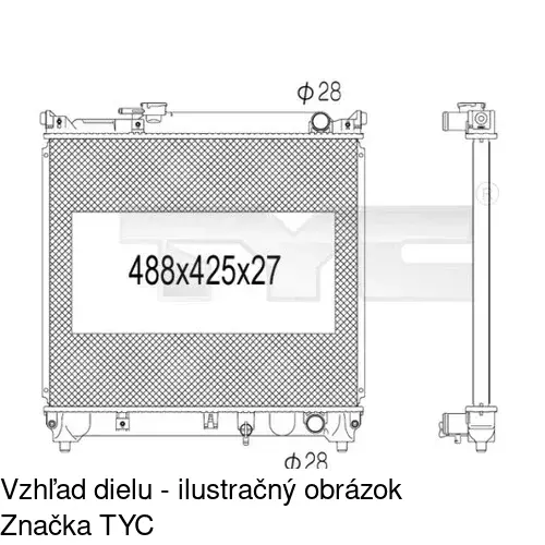 Chladiče vody POLCAR 7404086X