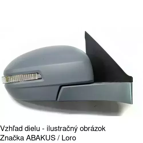 Vonkajšie zrkadlo 7415524M /POLCAR/ - obr. 3