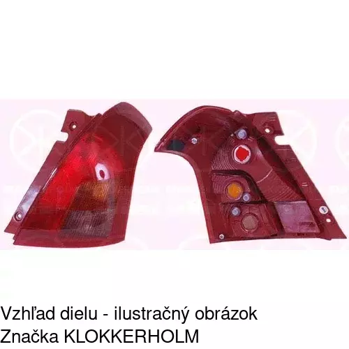 Zadné svetlo 7423883E /POLCAR/ - obr. 1