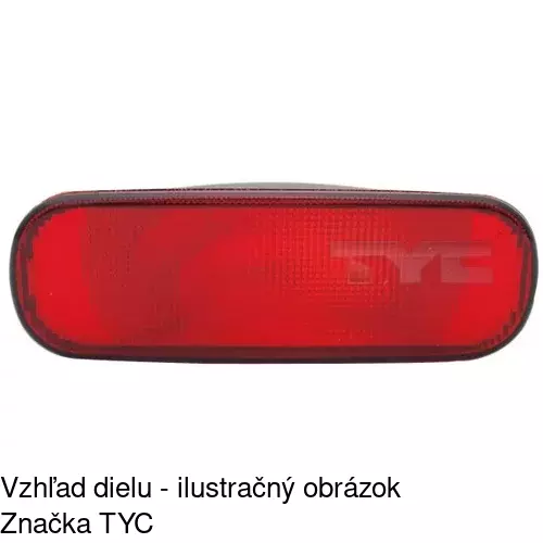 Hmlové svetlo - zadné POLCAR 742397-E
