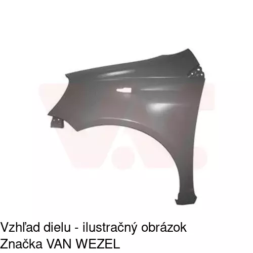 Predný blatník 810301 /POLCAR/ - obr. 2
