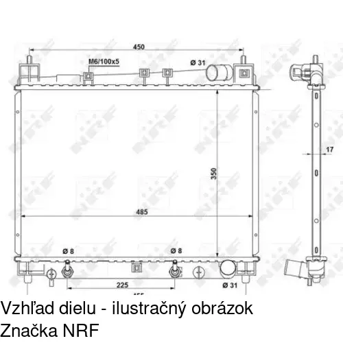Chladiče vody 810308-4 /POLCAR/ - obr. 1