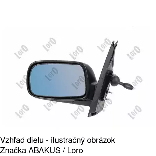 Vonkajšie zrkadlo 8104511M /POLCAR/ - obr. 3