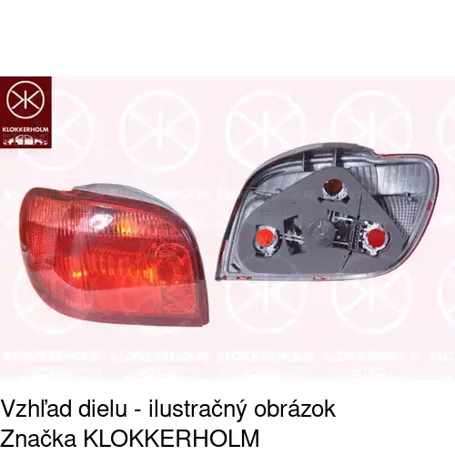 Zadné svetlo 8104881E /POLCAR/ - obr. 1