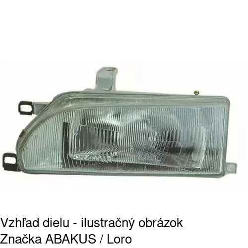 Hlavný reflektor 810910-E /POLCAR/ - obr. 4