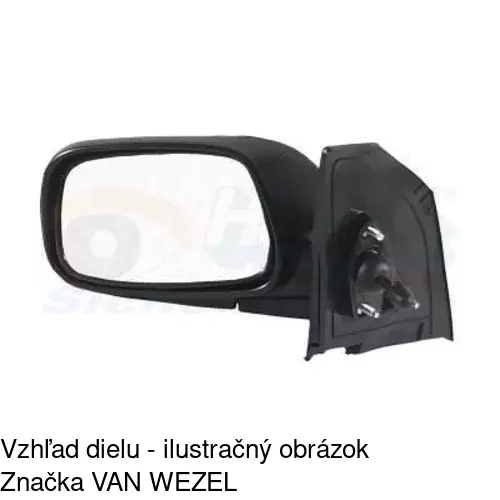 Vonkajšie zrkadlo 8114511E /POLCAR/ - obr. 2