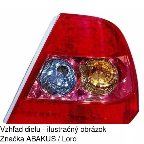 Zadné svetlo 8114872E /POLCAR/ - obr. 1