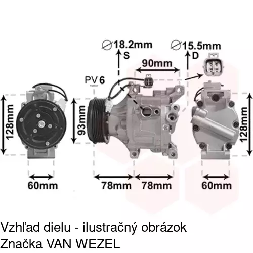 Kompresor AC 8114KS-1 /POLCAR/ - obr. 3