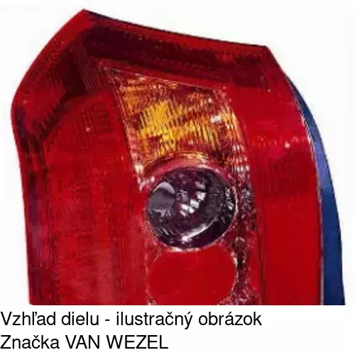 Zadné svetlo 8117870E /POLCAR/ - obr. 2