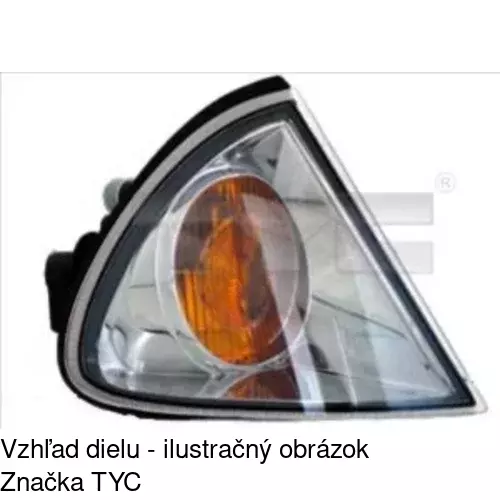 Predná smerovka POLCAR 8124192E