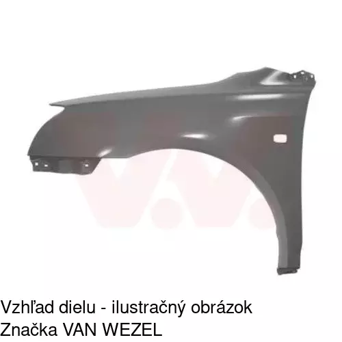 Predný blatník 812501 /POLCAR/ - obr. 2