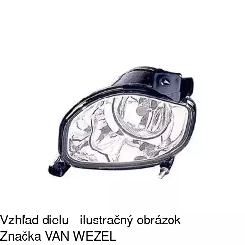 Hmlové svetlo - predné 8125300E /POLCAR/ - obr. 1