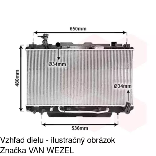 Chladiče vody 814608-4 /POLCAR/ - obr. 3