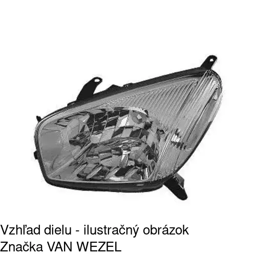 Hlavný reflektor 814609-E /POLCAR/ - obr. 3