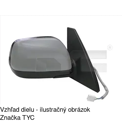 Vonkajšie zrkadlo POLCAR 8146525E