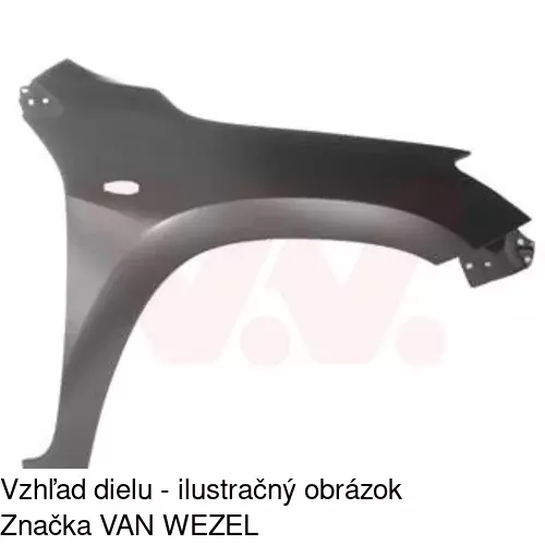 Predný blatník 814802 /POLCAR/