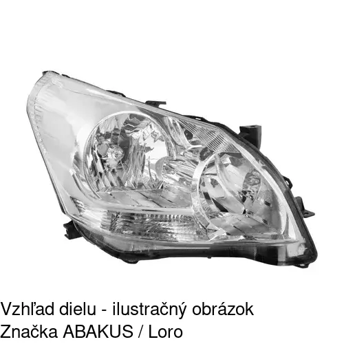 Hlavný reflektor 815910-X /POLCAR/ - obr. 2