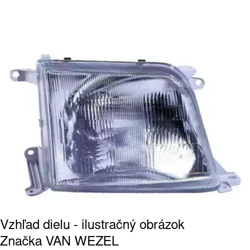 Hlavný reflektor POLCAR 817710-E