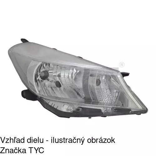 Hlavný reflektor POLCAR 81B1103E