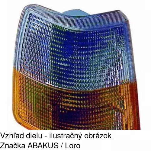 Predná smerovka s obrysom 903120-E /POLCAR/ - obr. 3