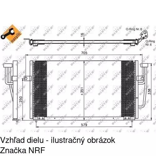Chladiče klimatizácie 9040K8C2S /POLCAR/ - obr. 1
