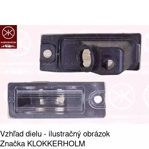 Svetlo na osvetlenie evidenčného čísla 9060959 /POLCAR/ - obr. 1