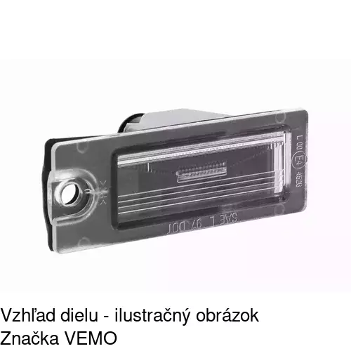 Svetlo na osvetlenie evidenčného čísla 9060959 /POLCAR/ - obr. 2