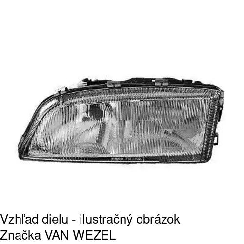 Hlavný reflektor 9070100H /POLCAR/ - obr. 4