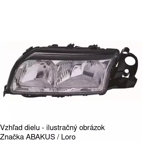Hlavný reflektor POLCAR 9080101E