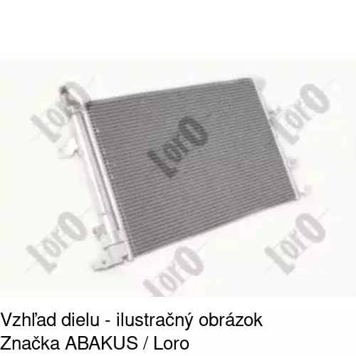 Chladiče klimatizácie 9080K8C2S /POLCAR/ - obr. 1