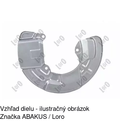 Brzdovy štít 9080OT-1 /POLCAR/ - obr. 2