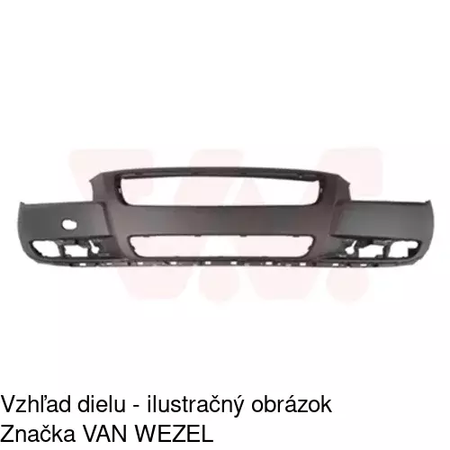 Predný nárazník 908207 /POLCAR/