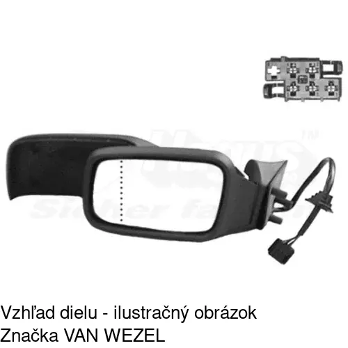Vonkajšie zrkadlo 9085514M /POLCAR/ - obr. 2