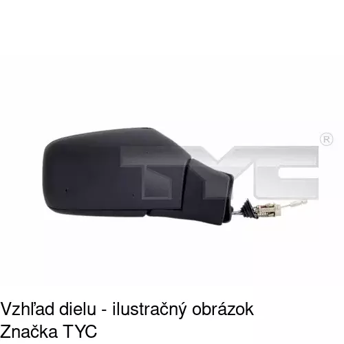 Vonkajšie zrkadlo POLCAR 9085521M