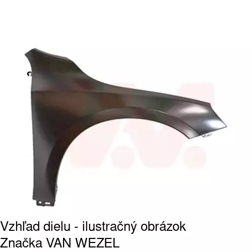 Predný blatník 90D102 /POLCAR/ - obr. 1