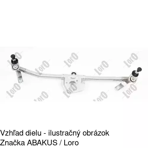 Náhon stieračov bez motora 9501MWP1 /POLCAR/ - obr. 4