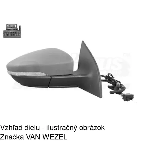 Vonkajšie zrkadlo 9511524M /POLCAR/ - obr. 3