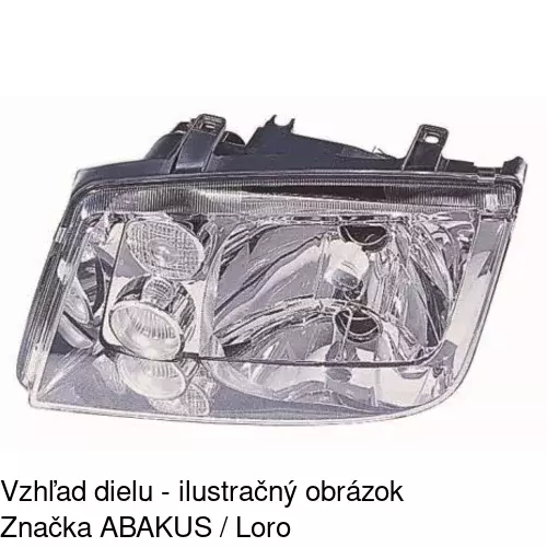 Hlavný reflektor 951210-E /POLCAR/ - obr. 3